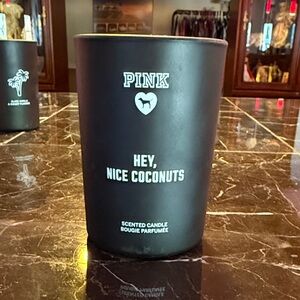 PINK Victoria’s Secret 1 wick 6.3oz “hey nice coconuts” limited edition candle